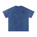 Cross T, t-shirt, blue