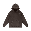 Faith Hoodie, cross hoodie, brown
