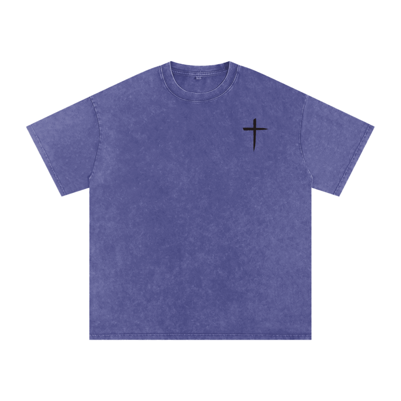 Cross T, t-shirt, hazy purple