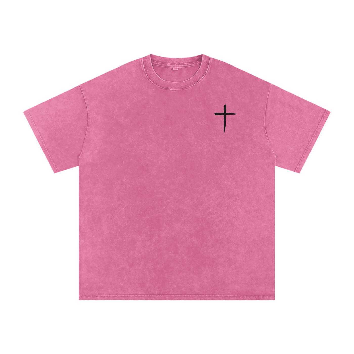 Cross T, t-shirt, pink