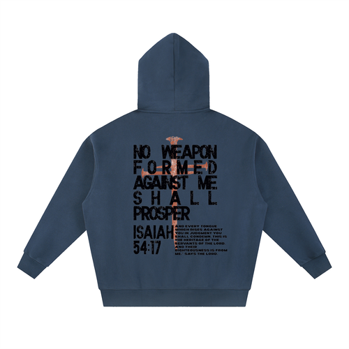NO WEAPON FORMED -Oversized Fleece Boxy Hoodie