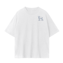 he left the 99, white t-shirt