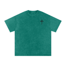 Cross T, t-shirt, dark green
