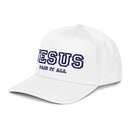 Jesus paid it call hat, navy and white cap