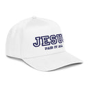 Jesus paid it call hat, navy and white cap