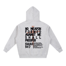 NO WEAPON FORMED -Oversized Fleece Boxy Hoodie