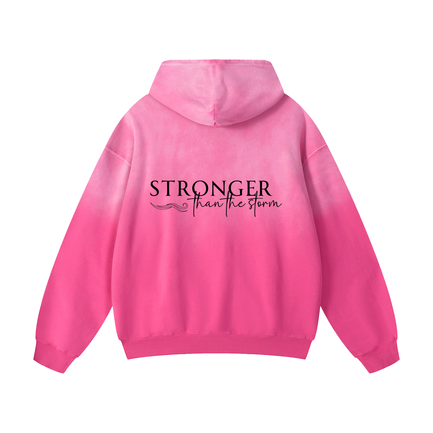 Stronger than the storm hoodie, blue