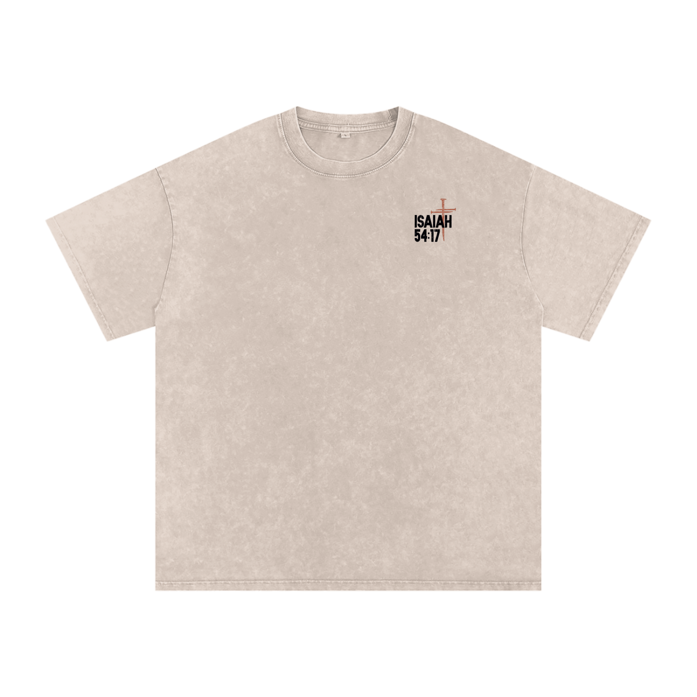 Isaiah 54:17, No weapon formed against me shall prosper shirt, apricot shirt