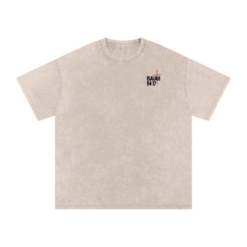 Isaiah 54:17, No weapon formed against me shall prosper shirt, apricot shirt