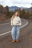 women of the bible, beige hoodie