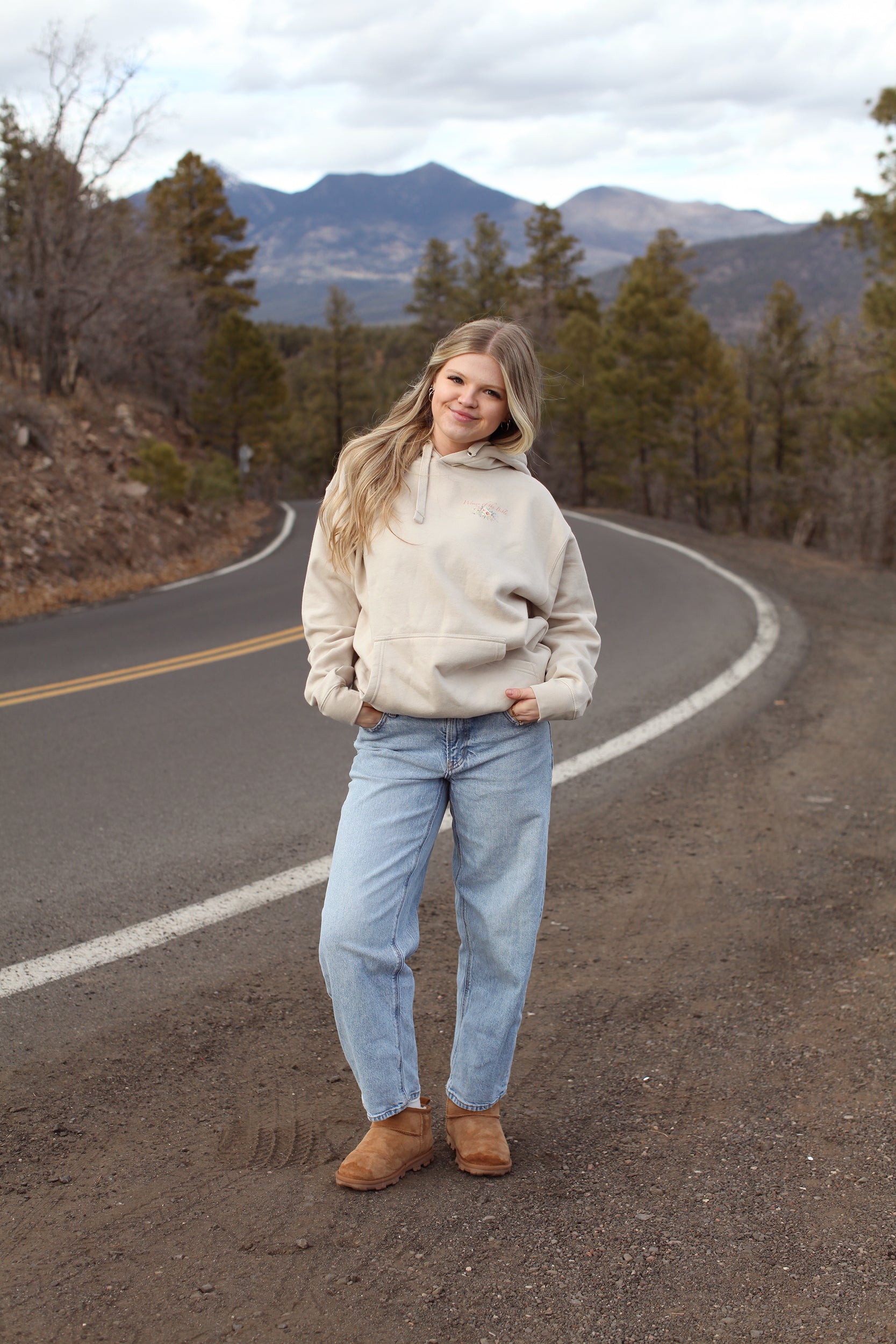 women of the bible, beige hoodie