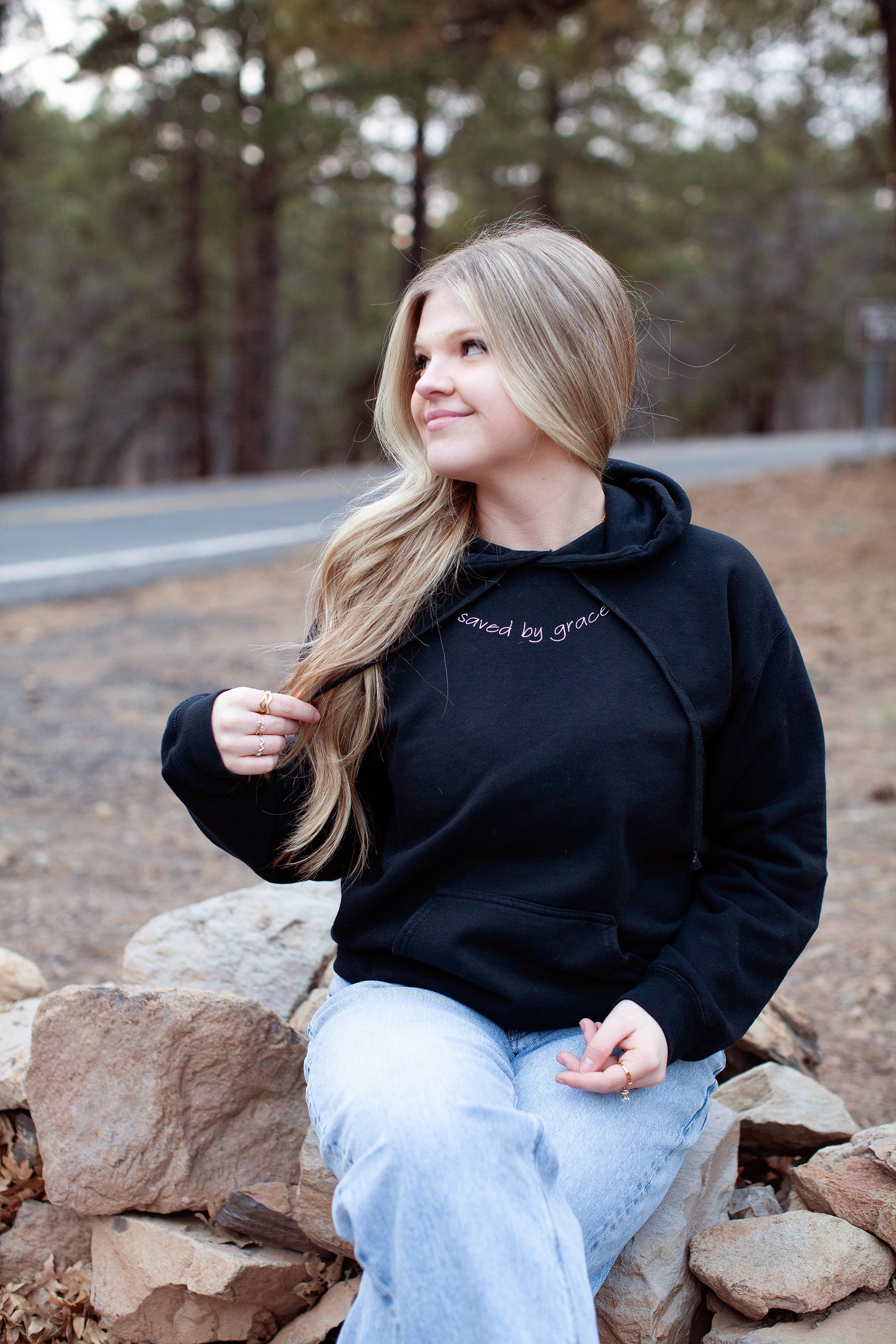 Saved By Grace  (Unisex Hoodie)