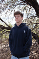 simply the cross hoodie, black 