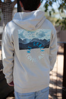 his grace covers all hoodie, cream