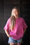 Cross T, t-shirt, pink