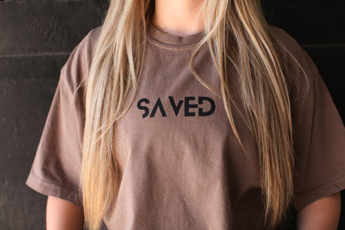 SAVED t-shirt, brown