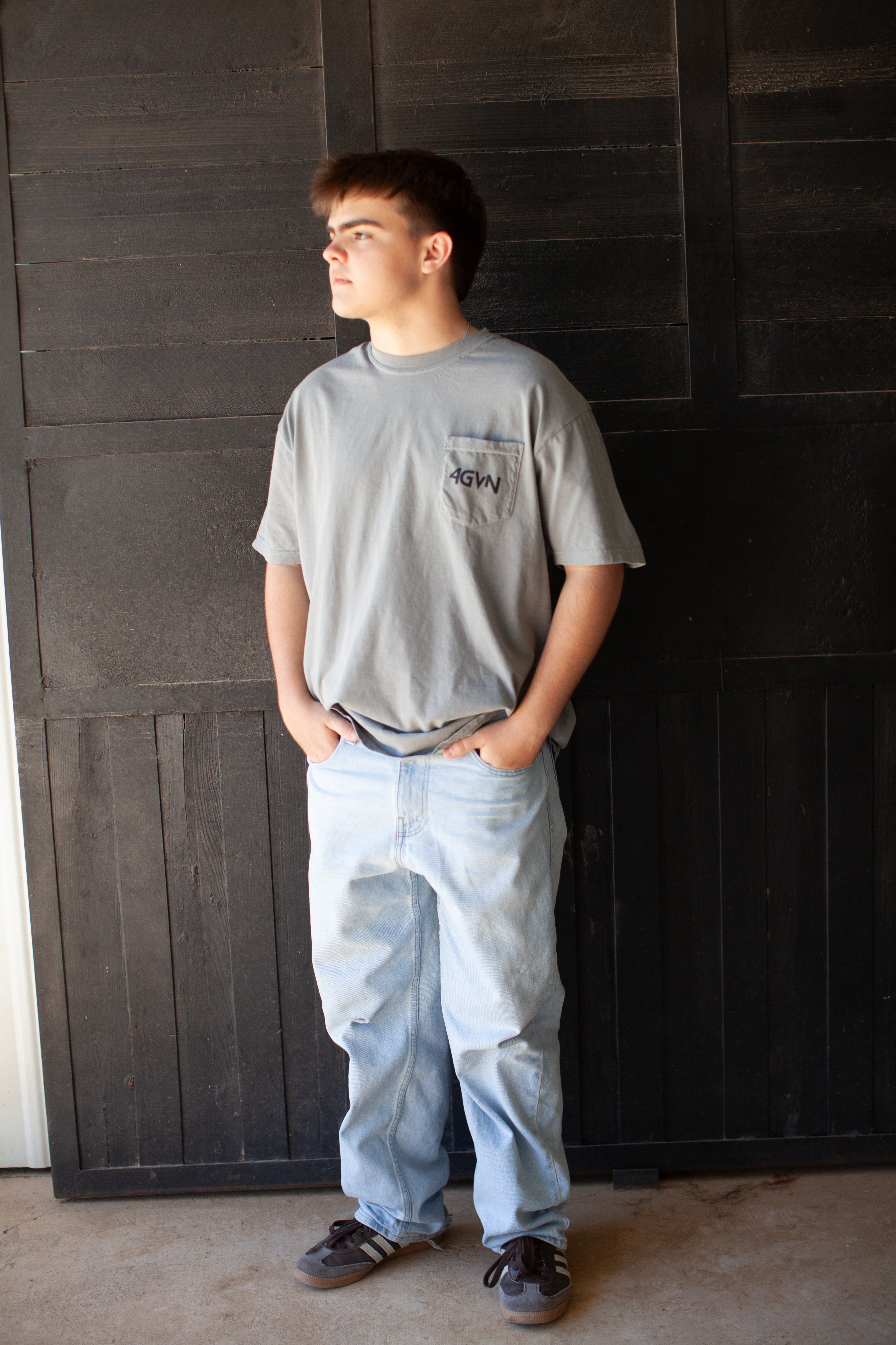 4GVN, forgiven, grey t-shirt