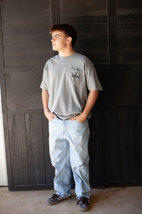 4GVN, forgiven, grey t-shirt