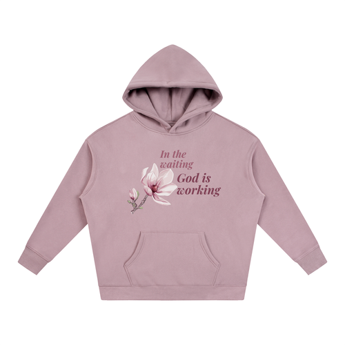 In The Waiting - God Is Working (Oversize Fleeced Hoodie)
