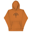 iron sharpens iron, red letter, cross, hoodie, orange