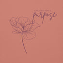 created for a purpose hoodie, rose