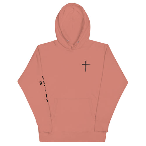 red letter hoodie, cross, rose 