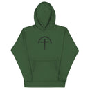 iron sharpens iron, red letter, cross, hoodie, green