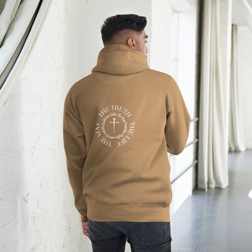 the way the truth the life, cross, hoodie, khaki