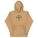 iron sharpens iron, red letter, cross, hoodie, khaki