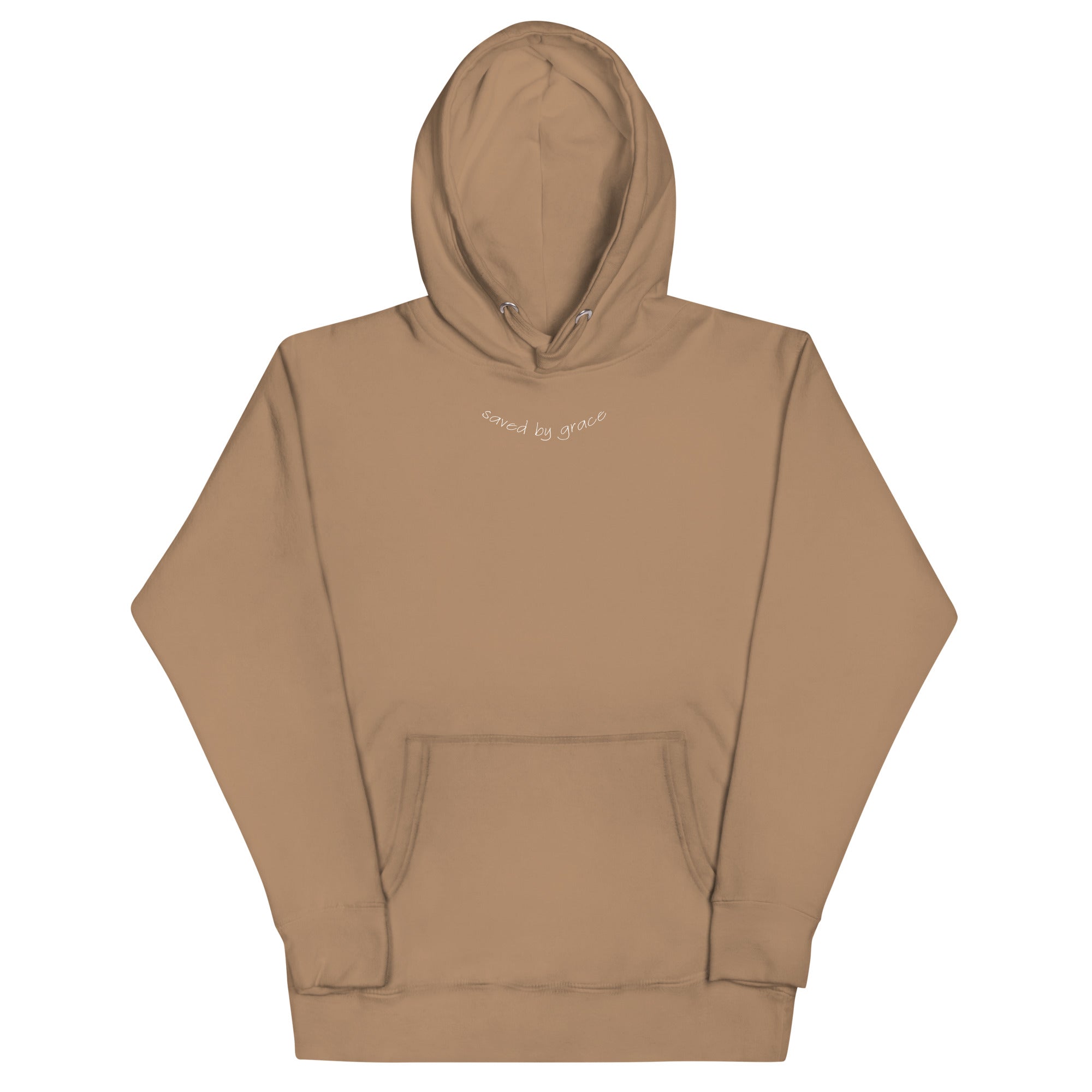 Saved by grace, hoodie, brown