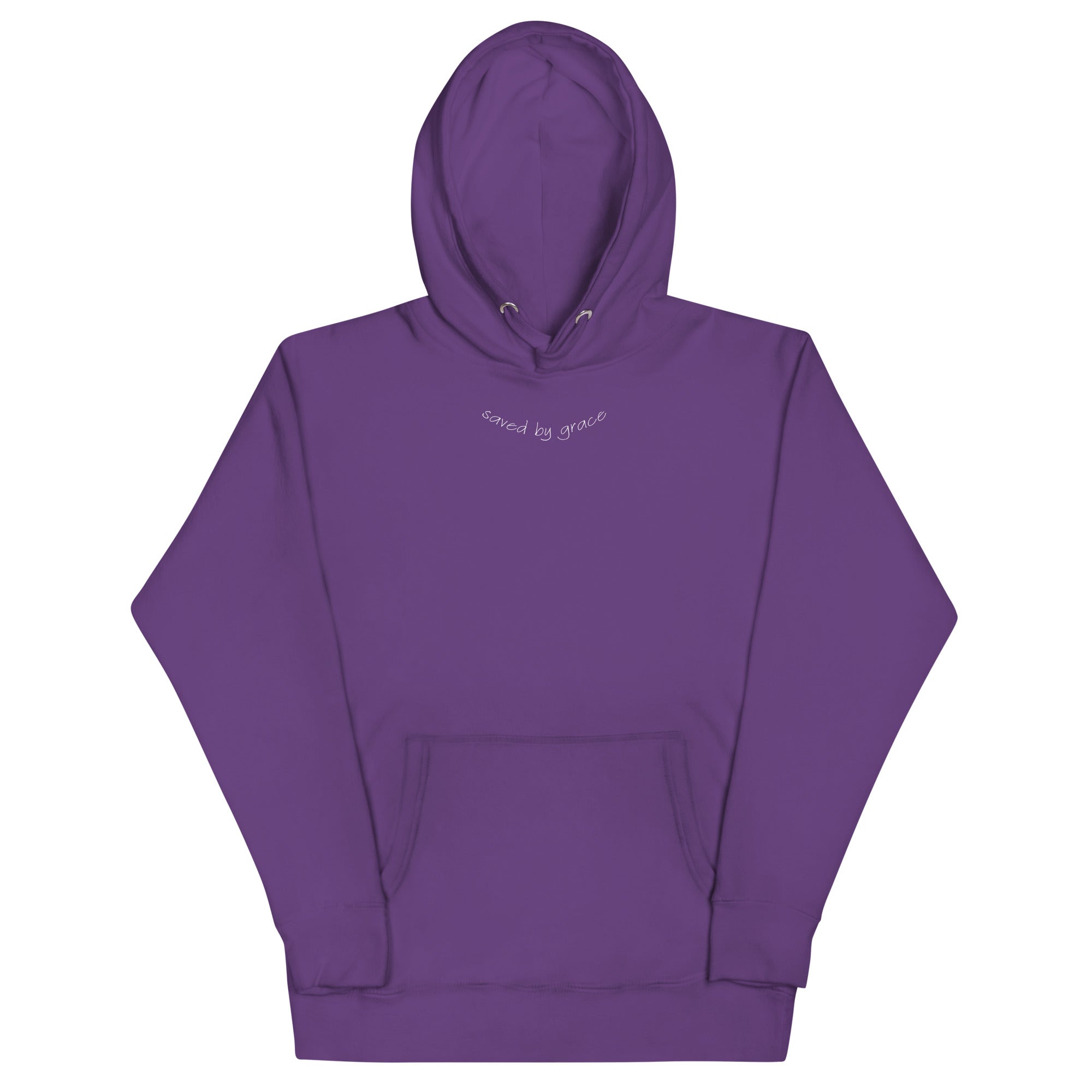 Saved by grace, hoodie, purple