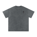 Cross T, t-shirt, gray