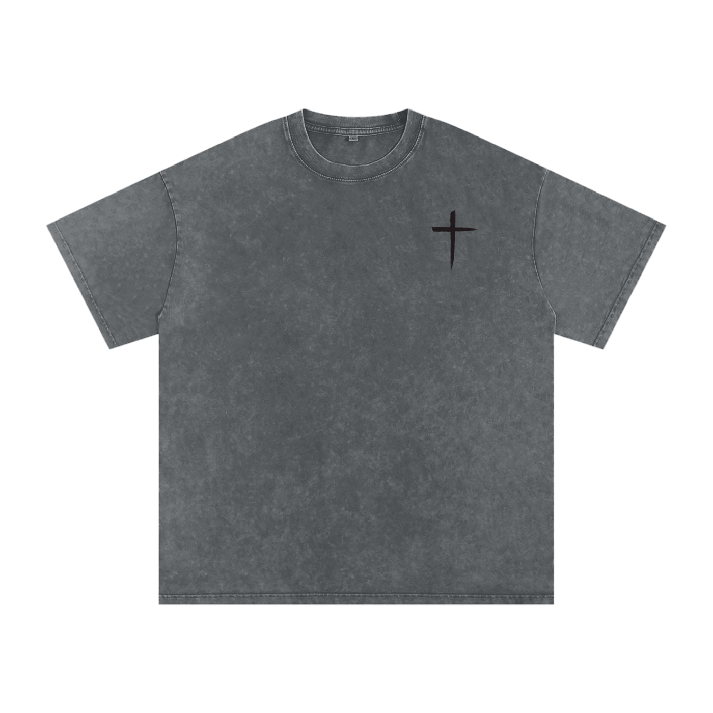 Cross T, t-shirt, gray