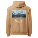 his grace covers all hoodie, brown