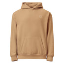 his grace covers all hoodie, brown