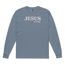Jesus is King, blue sweatshirt