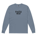 Faith over Fear shirt, blue long sleeve