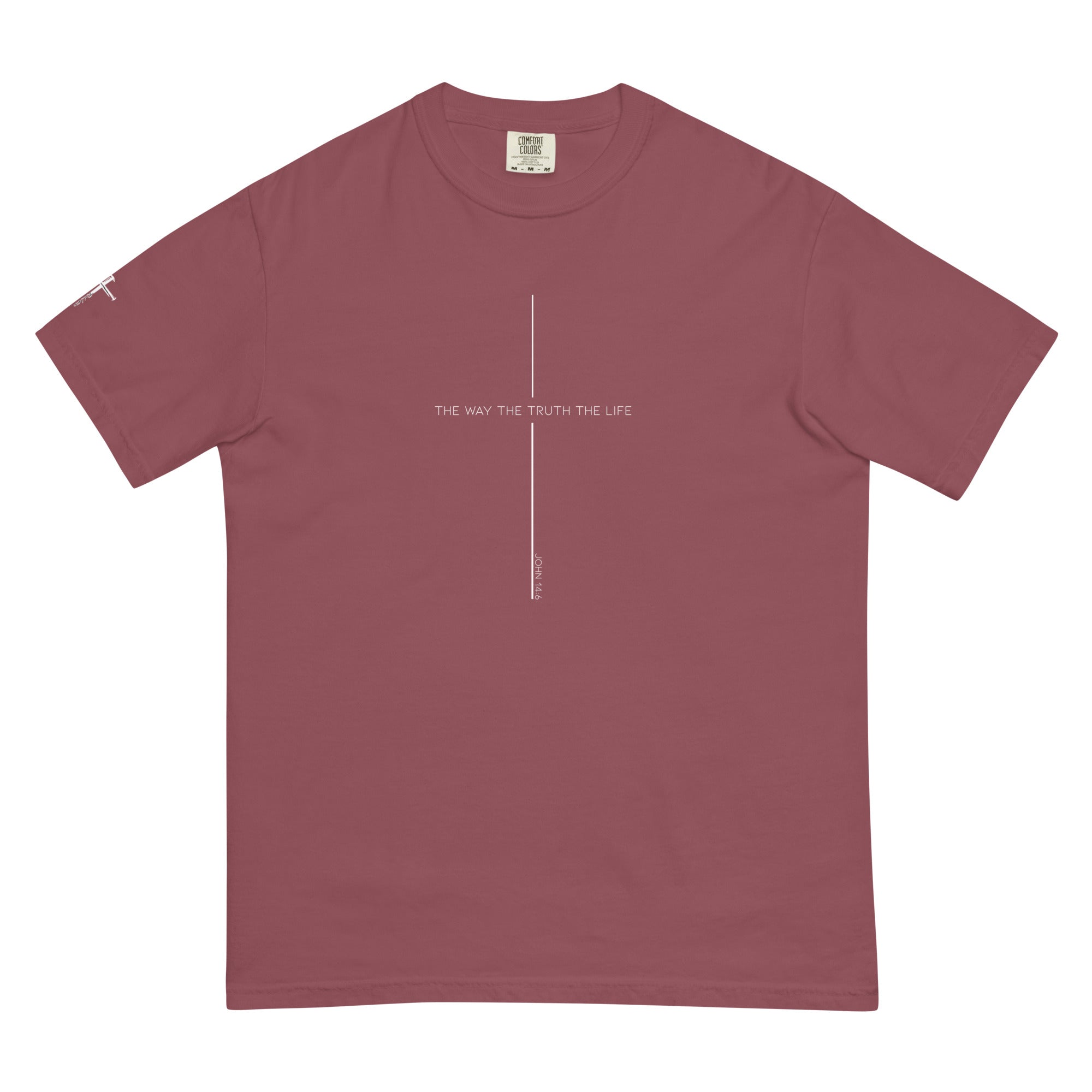 The way the truth the life, cross, t-shirt, rose