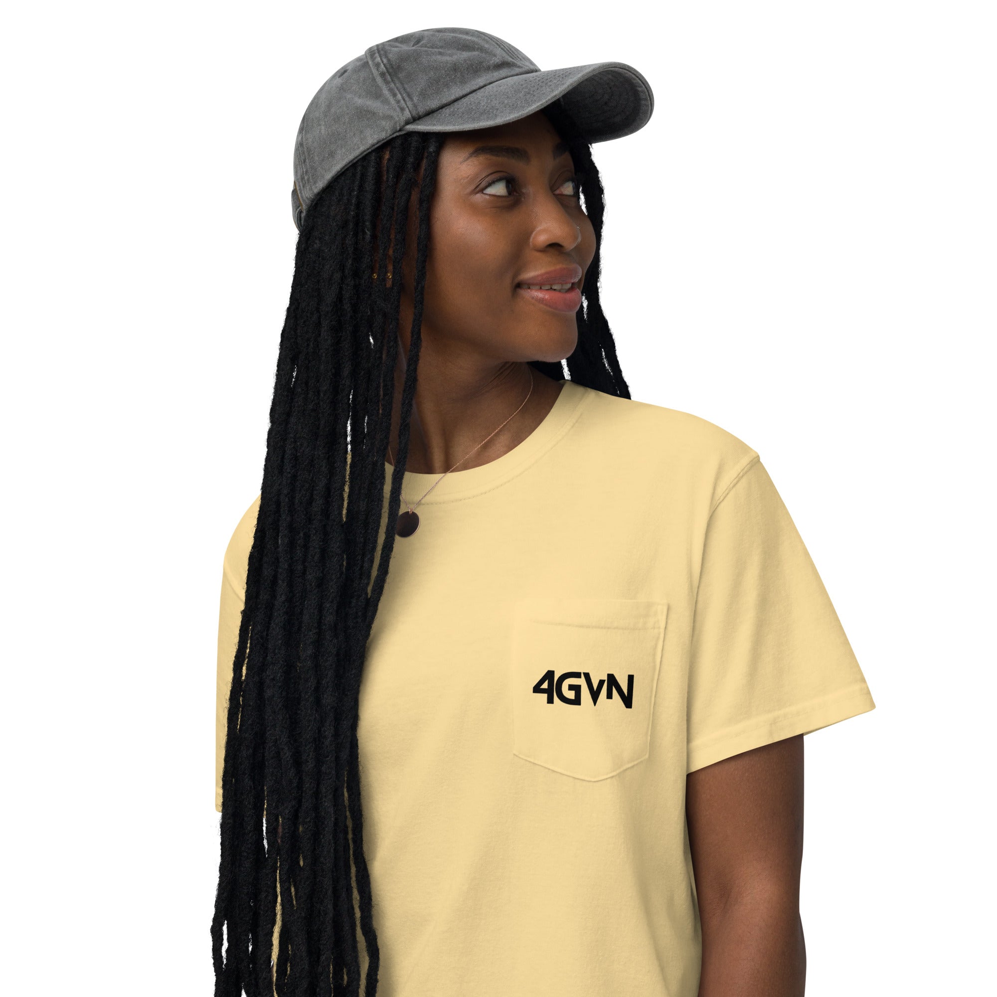 4GVN, forgiven, light yellow t-shirt