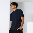 fisher of man, fish symbol polo, navy