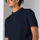 fisher of man, fish symbol polo, navy