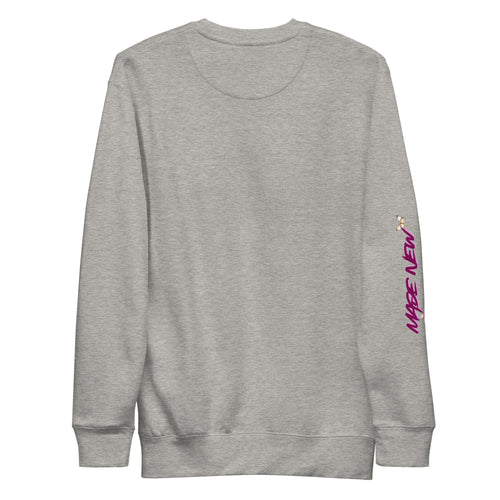 He makes all things new, sweatshirt, heathered gray