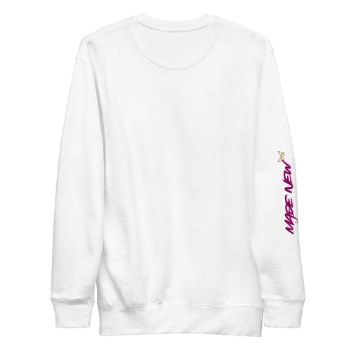 He makes all things new, sweatshirt, white