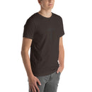 hidden cross t-shirt, brown