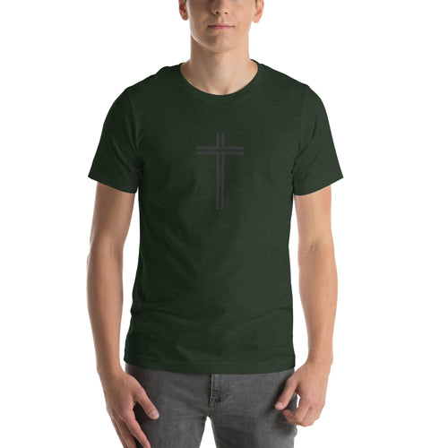 hidden cross t-shirt, green