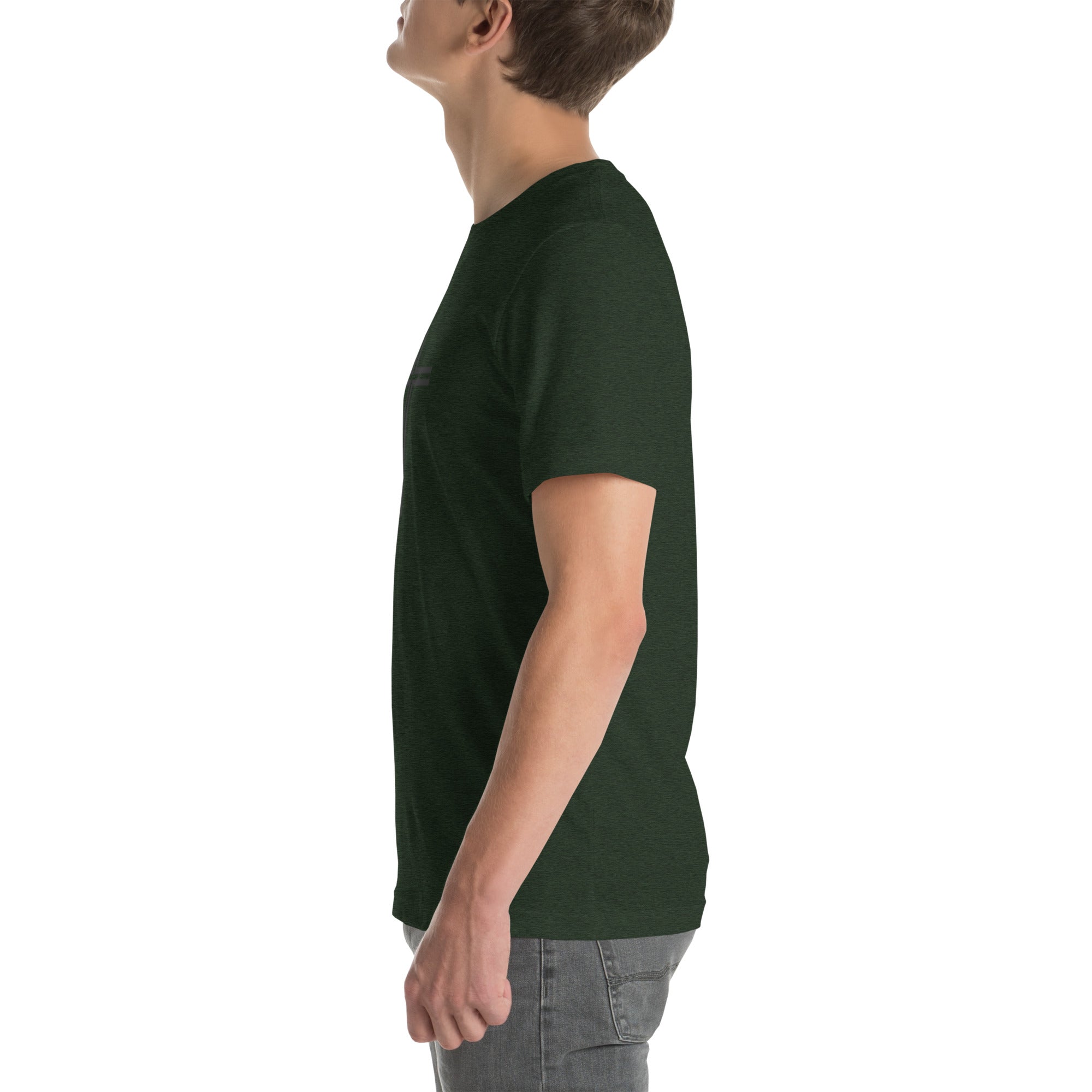 hidden cross t-shirt, green