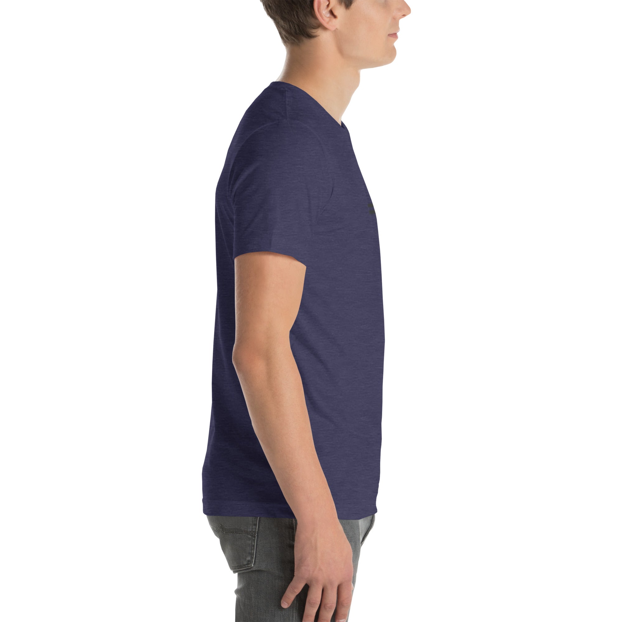 hidden cross t-shirt, blue