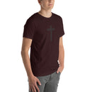 hidden cross t-shirt, red